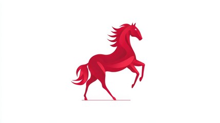 Chinese style, horse totem art design