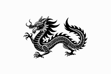 chinese dragon vector