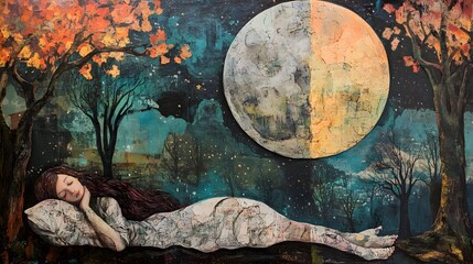 Good Night and Sleep Well Mixed Media Artwork