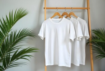 White tshirt mockup template, tshirt, mockup template