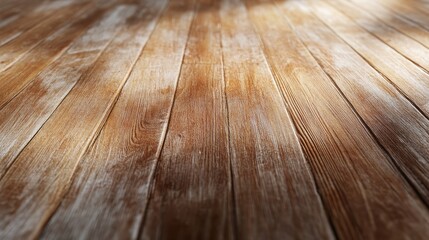 An intricately detailed close-up of a rustic wooden floor, showcasing its natural grain, texture, and warmth, perfect for conveying comfort and timeless beauty in home interiors.