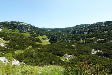 The view from Krippenstein mountain, Austria	
