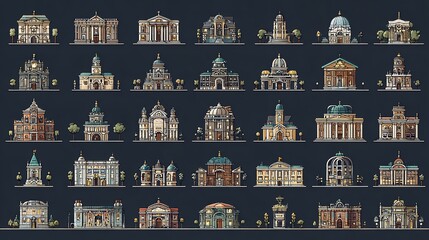 Architectural Icons City Buildings Monuments and Landmarks of History and Culture Building Art