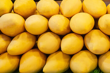 mango yellow tropical fruit stacked stack background