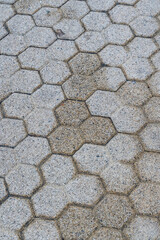 gray stone tiles background polyhedral pattern urban design