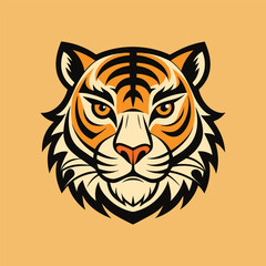 Tiger Head Illustration