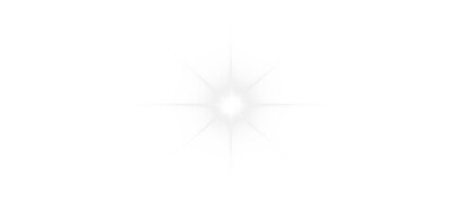 White sparkle star with glowing starlight and transparent light flash PNG. Galaxy beam, PNG magic shine, and isolated sparkle background highlight the star beauty.