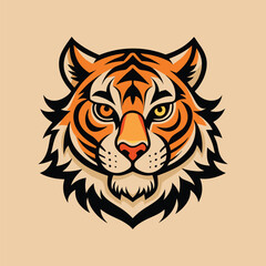 Tiger Head Illustration