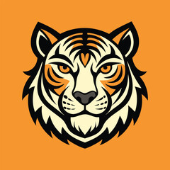 Tiger Head Illustration