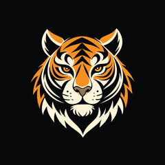 Tiger Head Illustration