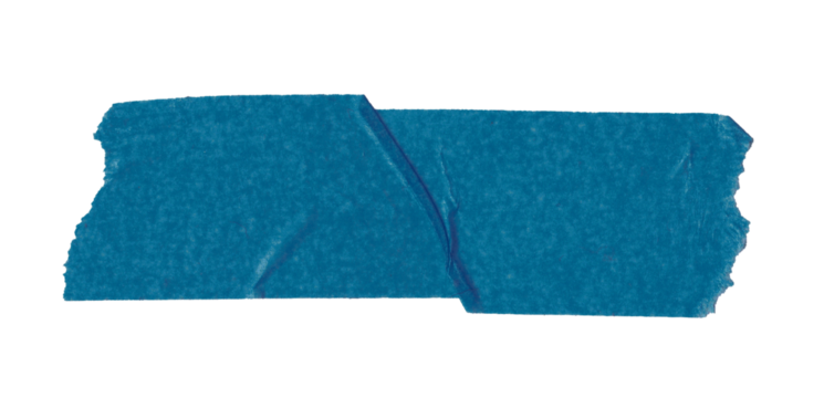 dark blue sticker paper tape washi tape high quality isolated	