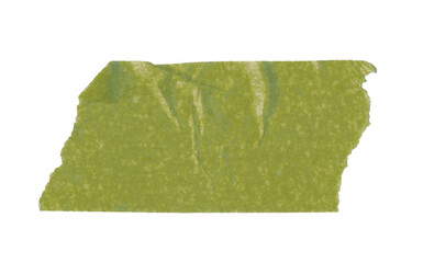 green sticker paper tape washi tape high quality isolated	