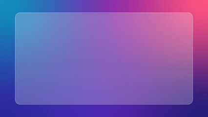 Blue dark navy violet purple pink magenta abstract background. Color gradient ombre blend. Smooth transition. Transparent glass sheet glow shimmer neon metallic. Noise grain texture blur. UI card pane