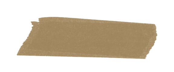 beige sticker paper tape washi tape high quality isolated	