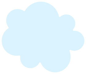 Simple Cloud Illustration