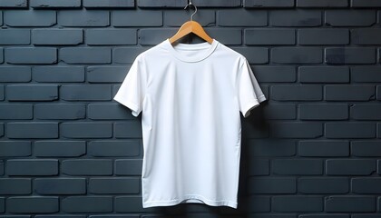 Blank black cotton t-shirt template featuring a striking front design of Jesus on a cross, perfect for casual fashion or retail advertisement