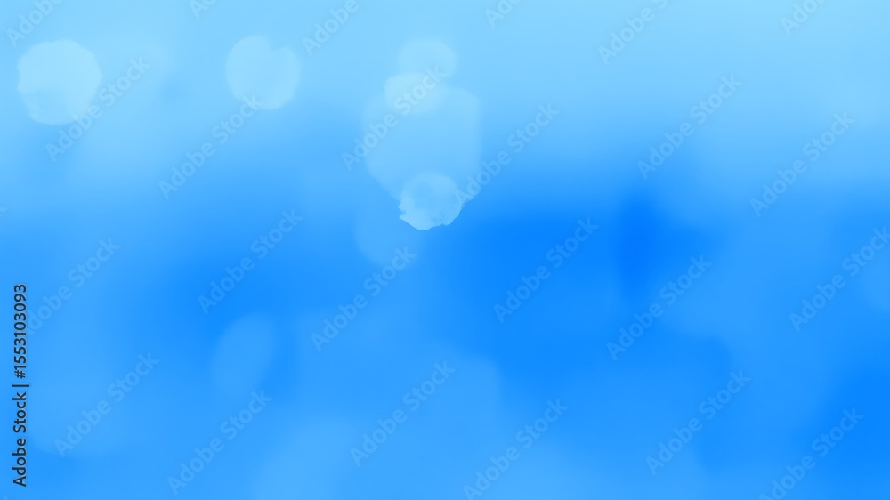 Canvas Prints watercolor blue background with soft blurred shapes and light blue bokeh effect abstract design