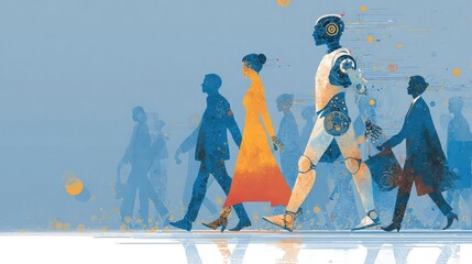 Shaping the future of work adapting to automation, flexible arrangements, skill evolution, AI integration, workforce diversity, leadership transformation, and economic shifts.