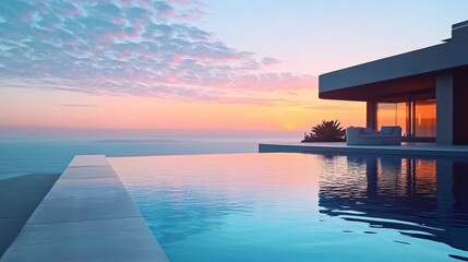 Stunning Coastal Villa with Infinity Pool and Breathtaking Sunset Views in Tropical Paradise