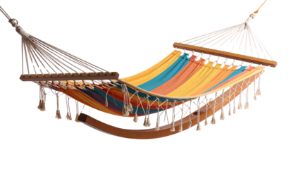 Hammock isolated on white background. png