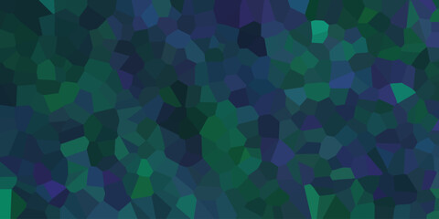 Colorful mosaic-like pattern with shades of green and blue perfect for artistic digital design and decorative purposes
