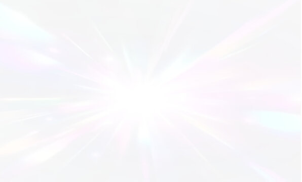 Crystal beam sparkle png. Rainbow glare with glowing light stripes, optical shimmer, and transparent starburst effect. Abstract jewelry background with magic prism glow. - Powered by Adobe