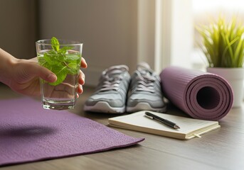 Hydration and Fitness Refreshing Start to Your Wellness Journey with Water and Exercise
