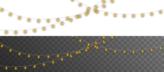 Elegant string of cotton globe bulbs, softly glowing and arranged in rows. Great for festive...