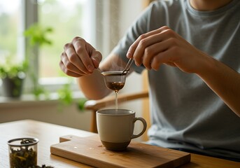 Brewing a Perfect Cup of Herbal Tea A Relaxing Moment at Home