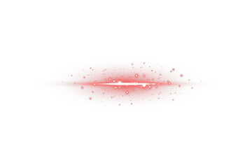 Red neon horizontal line with glowing beam and smooth tube effect. Perfect for sci-fi UI overlays, LED-inspired visuals, high-tech energy streaks, retro synthwave graphics, or futuristic visual assets
