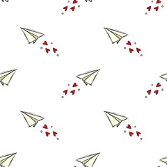 seamless pattern with playing cards