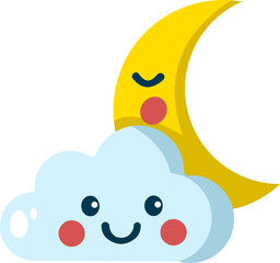 Kawaii Weather Icons Collection
