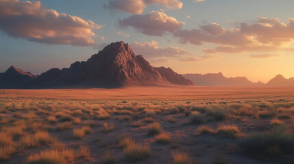 Fototapeta premium sunset in the mountains
