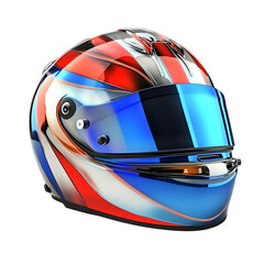 Fototapeta premium 3D racing helmet with glossy fi high quality commercial stock photo clean simple design detail background image clear visual high quality commercial stock photo clean simple design detail background i