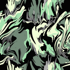 Seamless malachite texture with intricate patterns