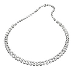 Naklejka premium Elegant Diamond Necklace: Luxurious Jewelry Design