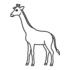 Obraz premium giraffe vector illustration