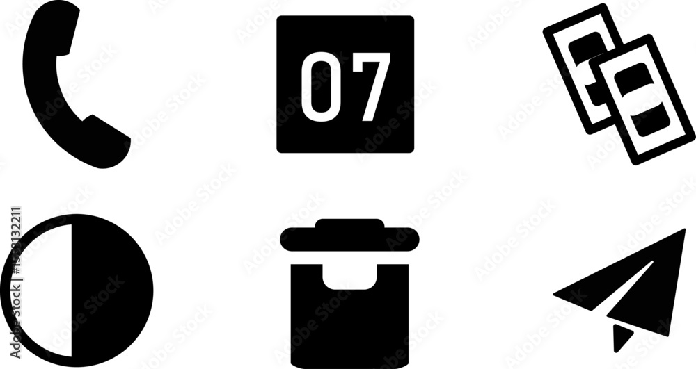 Poster Modern Rounded Filled Android App Icon Set
