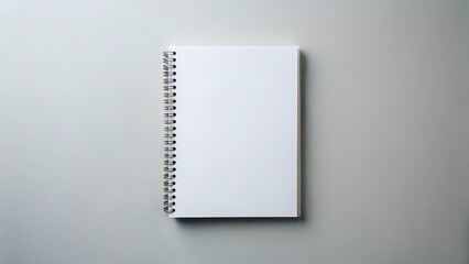 Clean white spiral notebook open to blank pages on a light gray background.jpg