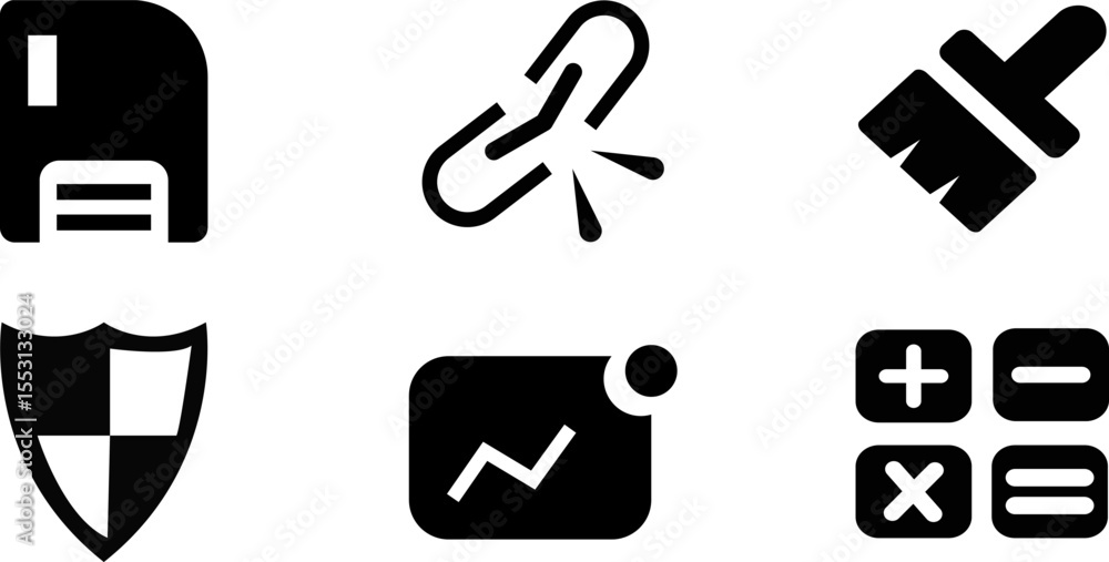 Poster Modern Rounded Filled Android App Icon Set