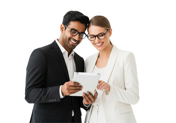 business people with tablet computer