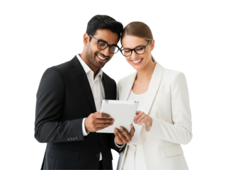 business people with tablet computer