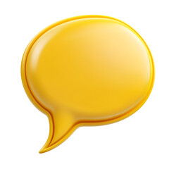 3D speech bubble with yellow qu high quality commercial stock photo clean simple design detail background image clear visual high quality commercial stock photo clean simple design detail background i