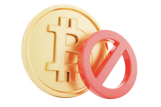 Crypto Ban Concept