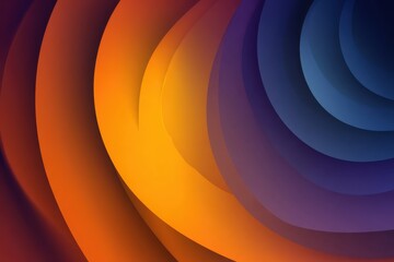 Abstract waves of orange, purple, and blue colors creating a vibrant gradient background