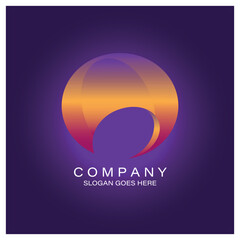 Abstract Gradient Circle Logo Design Modern, Elegant, and Versatile Branding