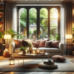 Luxurious and Modern Bedroom Interior Design with Elegant Decor