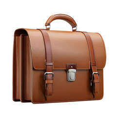Executive Briefcase: A sleek and professional leather briefcase, embodying sophistication and authority in its polished design, ready for business endeavors.