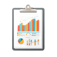 Data Visualization: A detailed, high-angle image presenting data-driven analysis and strategic insights. This graphic resource provides the essence of business analysis and statistical findings.