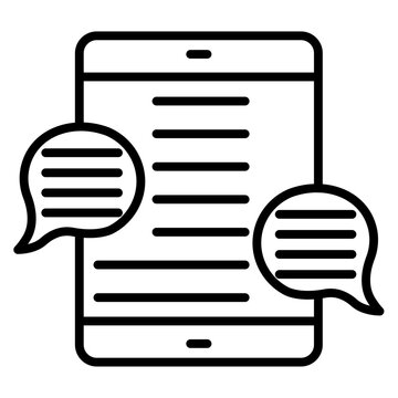 ext Message Vector Icon